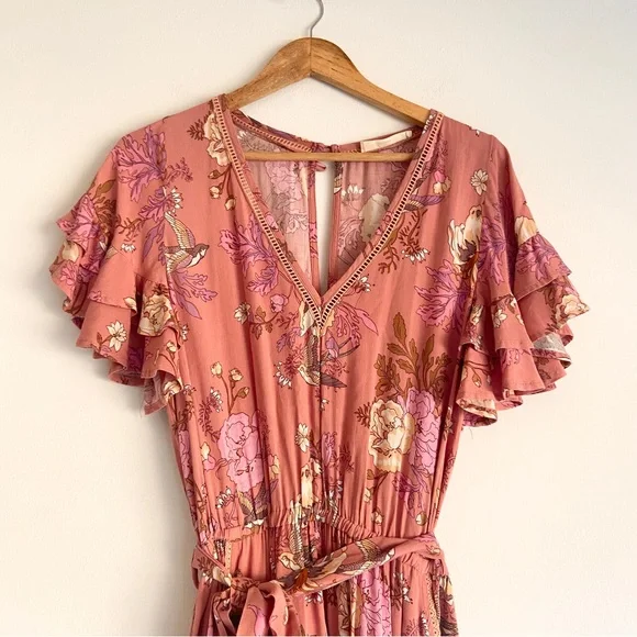 SPELL & The Gypsy Rosa Play Dress in Blush - Picture 6 of 16